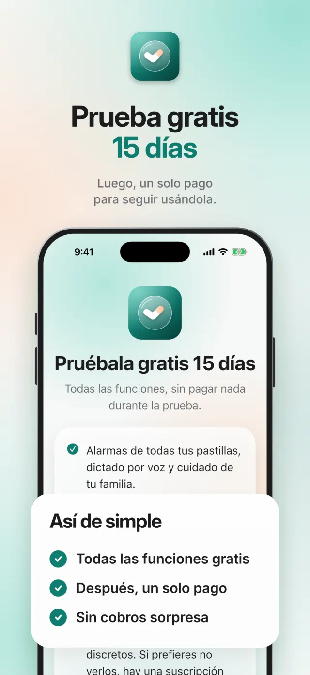 Prueba gratis de 15 días